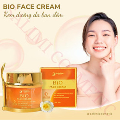 Kem Dưỡng Da Ban Đêm BIO FACE CREAM 50g, Cấp Ẩm & Phục Hồi Chuyên Sâu, Giúp Da Trắng Sáng, Mịn Màng