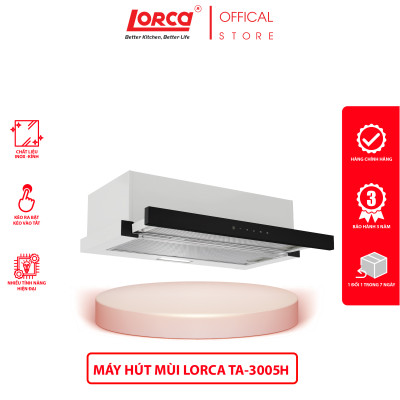 Máy Hút Mùi LORCA TA 3005H 70cm Hàng Nhập Khẩu Chính Hãng Cao Cấp, Giảm Tiếng Ồn, Công Suất Lớn, Bền Bỉ, Hoạt Động Êm Ái