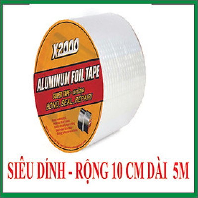 Băng keo chống thấm x2000, dán bồn nước, chống dột mái tôn đa năng trên mọi vật liệu độ bền trên 10 năm