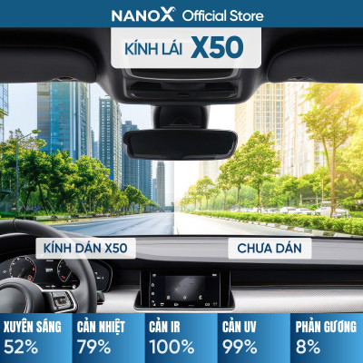 Phim cách nhiệt ô tô 7 chỗ gói cao cấp siêu cách nhiệt NanoX Platinum