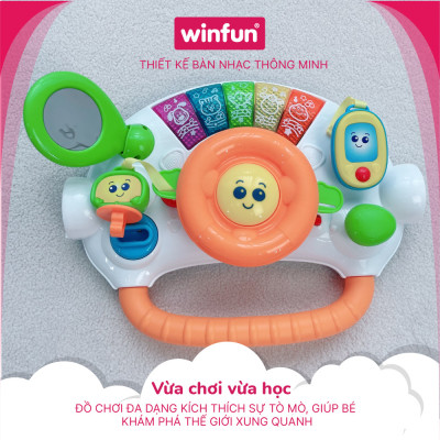 Kệ Chữ A Kết Hợp Bàn Tập Đứng, Xe Tập Đi 5 In 1 Winfun 0846