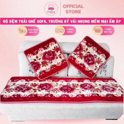 Thảm trải ghế lót nỉ trải ghế 1M65 Gồm 1 tấm dài 1m65 và 2 ngắn 50*55 TB