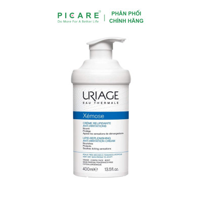 Kem Dưỡng Ẩm Dành Cho Da Khô, Da Cơ Địa Uriage Xémose Creme Relipidante Anti-Irritations 200ml