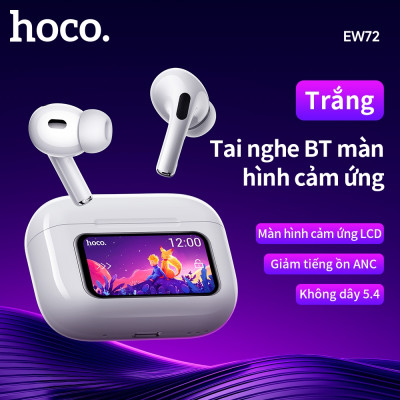 Tai nghe Bluetooth V5.4 Ho.co EW72 Chống ồn, Âm thanh sống động, màn hình LED hiển thị cảm ứng đa chức năng - Hàng chính hãng