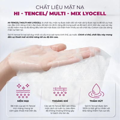 COMBO 10 MẶT NẠ DƯỠNG TRẮNG BNBG GLUTATHIONE BRIGHTENING SKINBOOSTER MASK 30MLX10