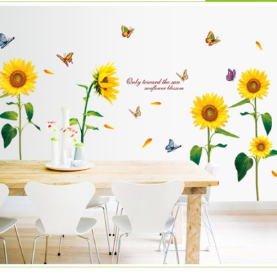 Decal dán tường Hoa hướng dương AmyShop DH026