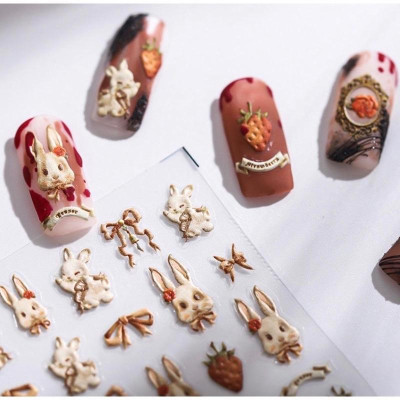 Tổng Hợp Mẫu Sticker 5D Làm Nail Cao Cấp Trang Trí Móng Cực Đẹp, Dễ Sử Dụng Tiết Kiệm Thời Gian Cho Nàng Yêu Thích Nail Nữ Women