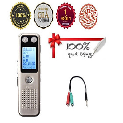 KHUYẾN MÃI KHỦNG, SỐ LƯỢNG CÓ HẠN -ROGTZ - Máy Ghi Âm Cầm Tay GH805 Chống Ồn Chủ Động Dung Lượng 8Gb Pin Lithium Trâu Đa Năng Ghi Âm Cuộc Họp Bài Giảng Phỏng Vấn Ý Tưởng Thời Gian Ghi Âm 20Giờ Hỗ Trợ MP3 Hàng Chính Hãng