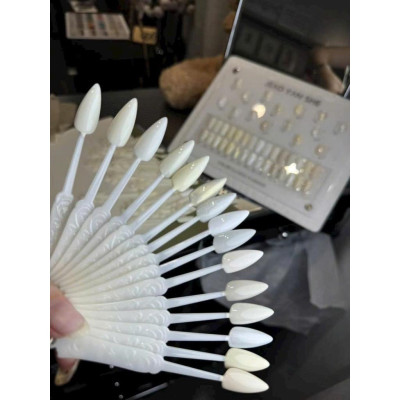 Set Sơn Gel Jiao Yan She Trắng Kem 15 Màu Làm Nail, Sơn Gel Trắng Nước Gạo, Sữa Chua, Thạch Đục Bền Màu, Tặng Bảng Màu Mica Cao Cấp Nữ Women