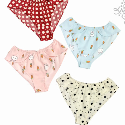 Quần lót ngủ lụa cao cấp LMcation - Hoa văn