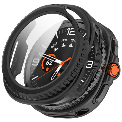 Ốp Case PC Mặt Kính Cường Lực chống va đập cho Samsung Galaxy Watch8 Classic 46mm - Hàng Chính Hãng
