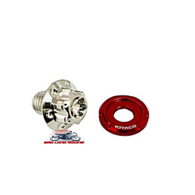 Ốc Chân Kính Gương Salaya Inox 304 tặng kèm Lông Đền Nhôm 10li ĐỎ Kitaco Siêu Rẻ Đẹp