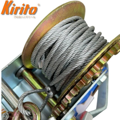 Tời Quay Cầm Tay kéo vật nặng 600lbs - 1000lbs Kèm Dây Cáp 8 Mét