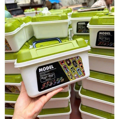 Bộ Ô Tô Đồ Chơi Mini Hộp 30 Xe, Thùng Đựng Có Quai Xách, Nhiều Màu Sắc – Đồ Chơi Phát Triển Kỹ Năng Cho Trẻ Em - HÀNG CHÍNH HÃNG MINIIN