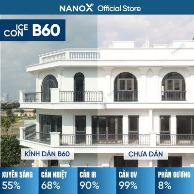 Phim cách nhiệt màu xám, chống chói NanoX
