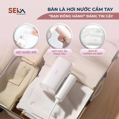 Bàn Là Hơi Nước Cầm Tay SEKA SK547 170ml - Hàng Chính Hãng