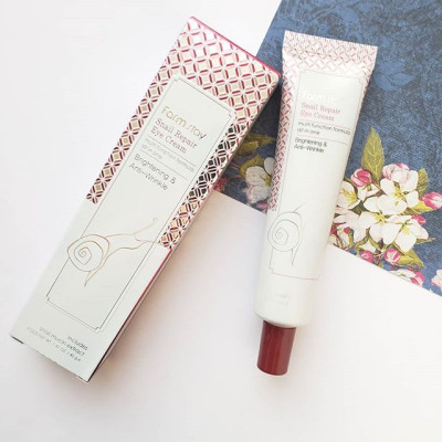 Kem Dưỡng Ngăn Ngừa Quầng Thâm Và Làm Sáng Vùng Mắt Farmstay Snail Repair Eye Cream 40g – Hàng Chính Hãng