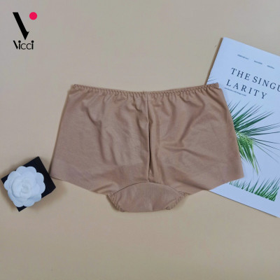 Quần lót nữ dáng đùi boxer chất thun lạnh, co giãn 4 chiều Vicci QV.108 cạp lưng vừa ôm gọn vòng 3