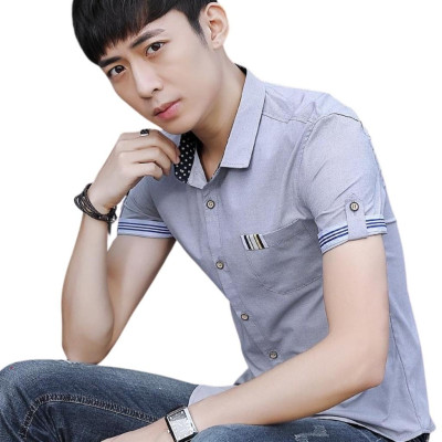 Áo Sơ Mi Nam Ngắn Tay Có Túi Phối Viền Cổ Viền Tay Áo Thời Trang Cao Cấp PONIVA Chất Vải Cao Cấp Mềm Mại Thấm Hút Mồ Hôi