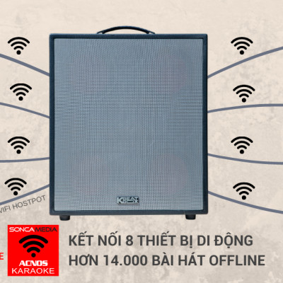 Dàn âm thanh di động xách tay ACNOS KSNET550