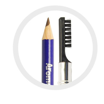 Chì vẽ mày sắc nét Aroma Eyebrow Pencil Hàn Quốc No.11 Balck tặng kèm móc khoá