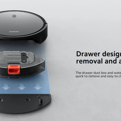 Robot Hút Bụi Lau Nhà Xiaomi Vacuum E10C Cảm Biến Chống Rơi Rớt, Lực Hút 3500 Pa - Hàng Chính Hãng