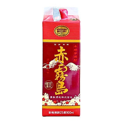 Rượu ShochuPack Aka (Kirishima) Imo 25% 900ML