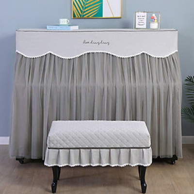 Khăn phủ đàn piano phong cách Hàn quốc hiện đại sang trọng phủ kín toàn bộ đàn 2 lớp chống bụi chống xước - Hàng chính hãng