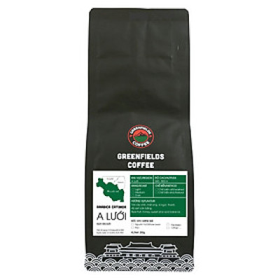 Arabica A Lưới chế biến ướt mùa vụ mới 2024-2025 Greenfields Coffee 250g
