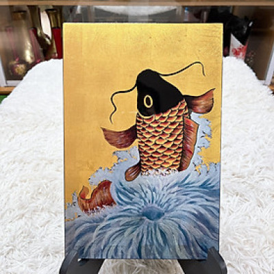 Tranh Sơn Mài - CÁ CHÉP | Biểu Tượng May Mắn – Thành Công – Vượt Vũ Môn