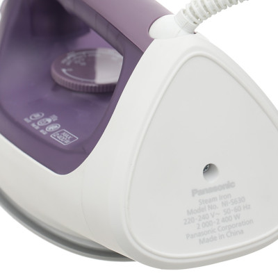 Bàn ủi hơi nước Panasonic NI-S630VRA 2400W - Hơi phun mạnh mẽ - Chống đóng cặn - Chế độ tự ngắt an toàn - Hàng chính hãng, Bảo hành 12 tháng