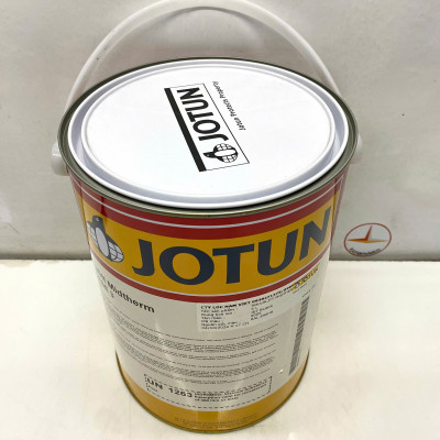 Sơn chịu nhiệt Jotun Solvalitt Midtherm (260°C) Base 3 màu đen - RAL 9005 _ 5L