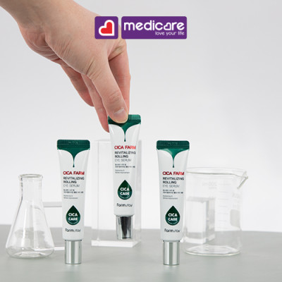 0133439 Tinh Chất Dưỡng Mắt FARMSTAY Cica Farm Tái Tạo Da, Giảm Quầng Thâm 25ml