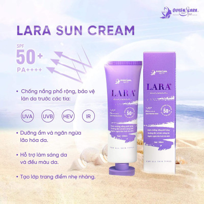 Kem Chống Nắng Lara Sun Cream Quyên Lara, Chăm Sóc Da, Bảo Vệ Da