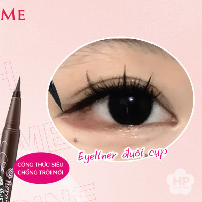 Bút Kẻ Mắt Nước Siêu Chống Trôi Nét Kẻ Siêu Sắc Mãnh Kissme Heroine Make Smooth Liquid Eyeliner (Màu Nâu)