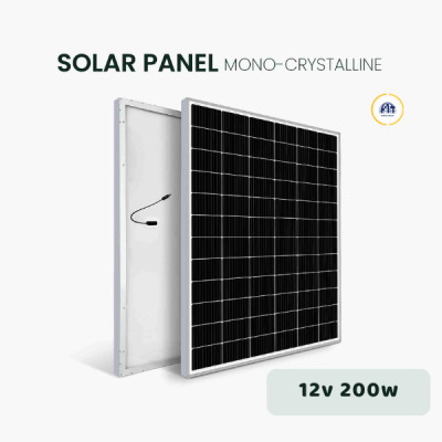 Tấm pin năng lượng mặt trời 12v 200w Loại A+ cao cấp - Chính hãng Blue Carbon