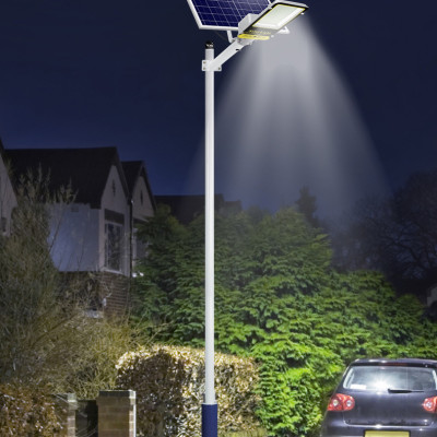 Đèn Đường Led Năng Lượng Mặt Trời Siêu Sáng 200W CHÍNH HÃNG- LK SOLAR LD-44200, Sử dụng 100% năng lượng mặt trời, lắp đặt ngoài sân, đường phố, trang trại, cảm biến ánh sáng, có remote điều khiển