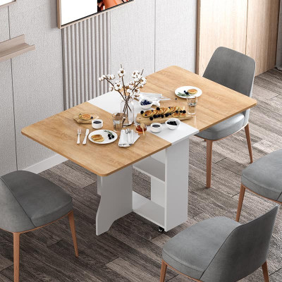 BÀN ĂN THÔNG MINH XẾP GỌN tiết kiệm không gian (đã lắp ráp) HUCHU