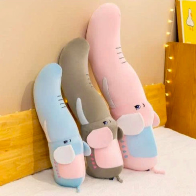 Thú nhồi bông con voi vòi to đáng yêu - Size từ 70cm đến 120cm - Quà tặng gấu bông con voi êm mịn cho bé