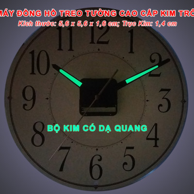 MÁY ĐỒNG HỒ KIM TRÔI CAO CẤP EASTAR + BỘ KIM DẠ QUANG & PIN MAXELL