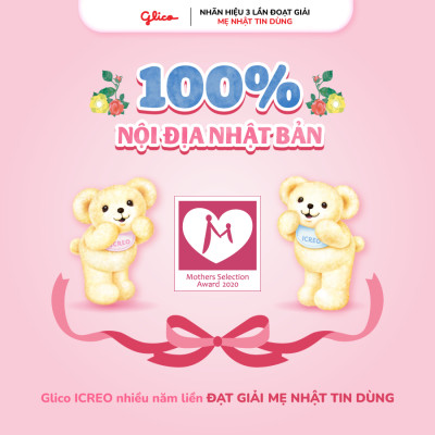 Sữa Bột Glico Icreo Balance Milk 0M 320g/Lon Cho Bé 0-12 tháng