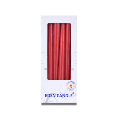 Hộp 6 Nến Thơm Taper Eden Candle FTRAMART EDC2331 (25cm) - Đỏ