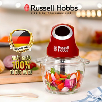 Máy Xay Mini cầm tay Russell Hobbs 24660-56 công suất 200W dung tích 1L, thiết kế nhỏ gọn, tiện dụng - Hàng chính hãng nhập khẩu