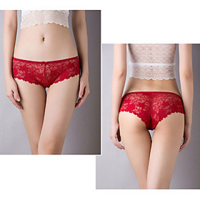 Quần Lót Nữ ️FREESHIP️ Quần Lót Ren xuất Nhật mền mại thoáng khí - Quần Lót Nữ ren trong suốt viền bèo sexy mã 903 