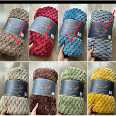 Chăn Hè, Chăn Văn Phòng Kẻ Ô Vuông Nhập Khẩu, Chất Liệu Cao Cấp, Kích Thước 2m2 x 2m - HÀNG CHÍNH HÃNG MINIIN