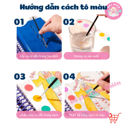 Đồ chơi Thiết Kế Thời Trang và Tô Màu Nước Công Chúa - Mideer Little Designer