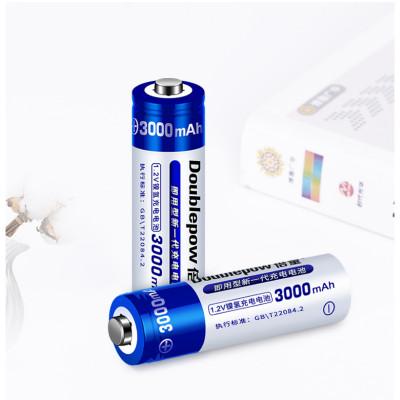 Bộ sạc 8 pin tự ngắt TẶNG kèm hộp 8 pin Dowblepow 3000mAh-Hàng chính hãng Doublepow