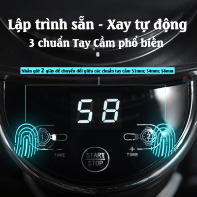 HÀNG CHÍNH HÃNG - Máy xay hạt cà phê Espresso tự động, tích hợp 31 chế độ xay. Thương hiệu Mỹ cao cấp HiBREW - G3A