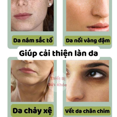 Máy Massage Thẩm Mỹ Chuyên Dụng Cho Da Mặt Mắt Môi Làm Săn Chắc Cơ Chống Lão Hóa Giảm Thâm Quầng (Hàng Chính Hãng)