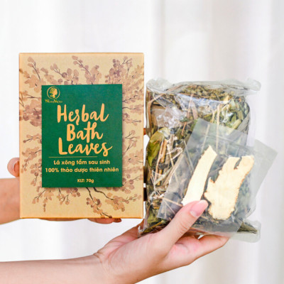 Bộ chăm sóc mẹ là siêu nhân Wonmom (1 lá xông + 1 hộp thảo mộc vệ sinh mẹ)